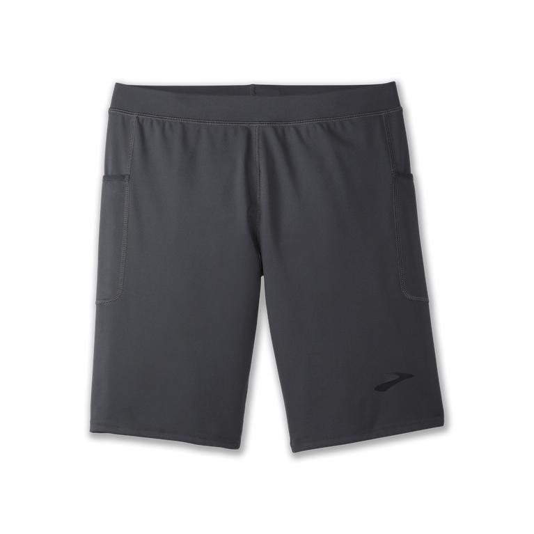 Brooks Source 9 - Mens Running Shorts - Asphalt/Darkgey (75041IZHJ)